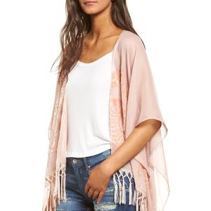 Nordstrom Burnout velvet wrap
